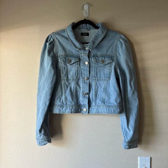 ME+EM Classic Light Blue Jean Jacket - Picture 1 of 3